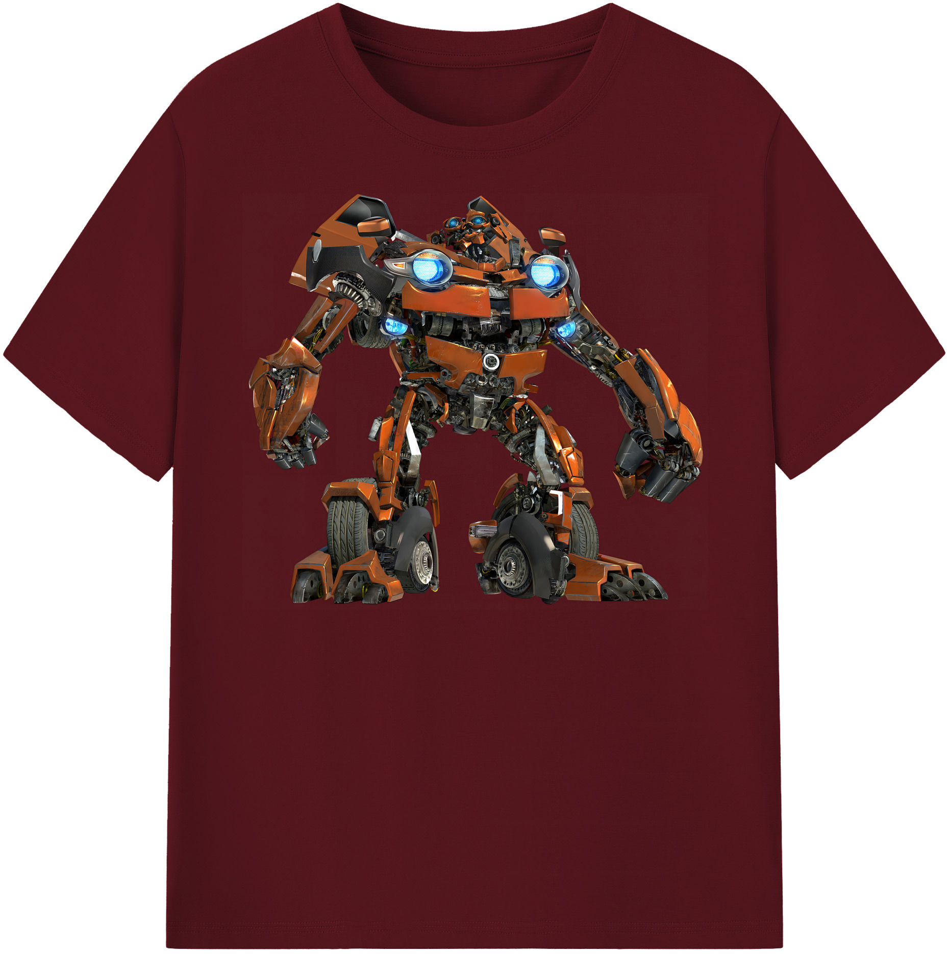 （画像用） Transformers トランスフォーマー 綿100％半袖Tシャツ（フロントプリント）